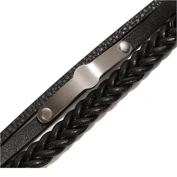 junwei 2020 new fashion men's multi-layer woven magnetic buckle leather bracelet punk style gifts qylsse
junwei 2020 new fashion men's multi-layer woven magnetic buckle leather bracelet punk style gifts qylsse