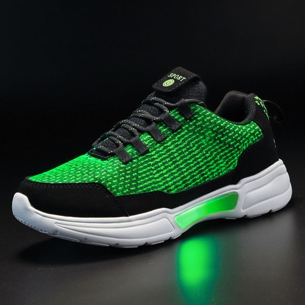 unclejerry new led shoes fiber optic shoes for girls boys men women usb charging light up shoe for glowing running sneaker 1007, Black;red
unclejerry new led shoes fiber optic shoes for girls boys men women usb charging light up shoe for glowing running sneaker 1007, Black;red