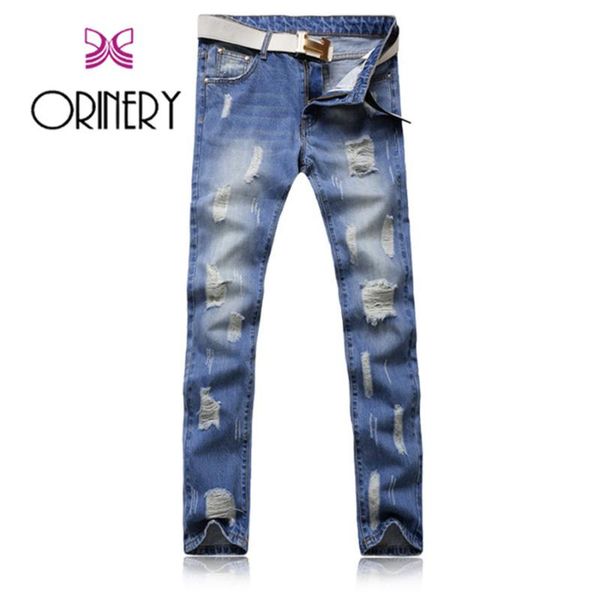 men's jeans orinery 2021 designer ripped men elastic denim biker fashion brand clothing distressed trousers, Blue
men's jeans orinery 2021 designer ripped men elastic denim biker fashion brand clothing distressed trousers, Blue