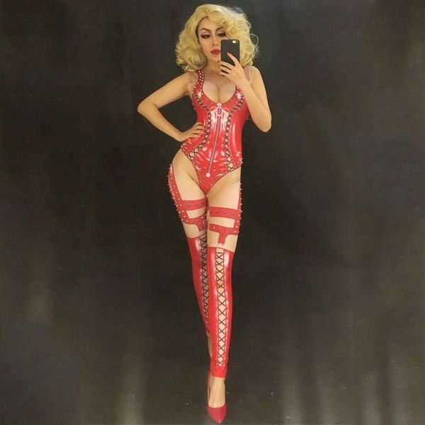 women's jumpsuits & rompers fashion red black jumpsuit long sleeves stretch rivet stage performance party celebrate nightlcub clothing, Black;white
women's jumpsuits & rompers fashion red black jumpsuit long sleeves stretch rivet stage performance party celebrate nightlcub clothing, Black;white