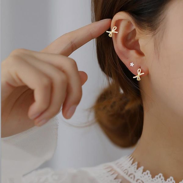 hoop & huggie 925 sterling silver earring fashion zircon golden bow ear ring bone simple wild trend style women girl jewelry, Golden;silver
hoop & huggie 925 sterling silver earring fashion zircon golden bow ear ring bone simple wild trend style women girl jewelry, Golden;silver