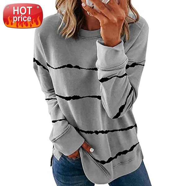 2021 new autumn 5xl large size women tie dye stripe t shirt casual long sleeve oversized loose tee shirt fashion ladies #cn0a, White
2021 new autumn 5xl large size women tie dye stripe t shirt casual long sleeve oversized loose tee shirt fashion ladies #cn0a, White