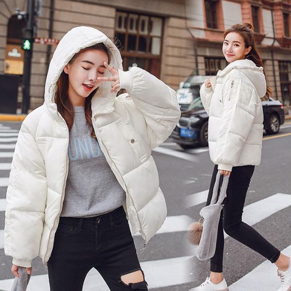 winter 2020 new fashion simple pure loose bread clothes short cotton clothes, Black
winter 2020 new fashion simple pure loose bread clothes short cotton clothes, Black