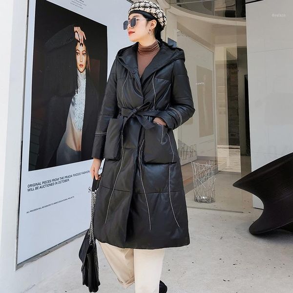 sheep skin leather coats hooded brand factory in long open wire craft ms winter fur clothing in the shu1, Black
sheep skin leather coats hooded brand factory in long open wire craft ms winter fur clothing in the shu1, Black