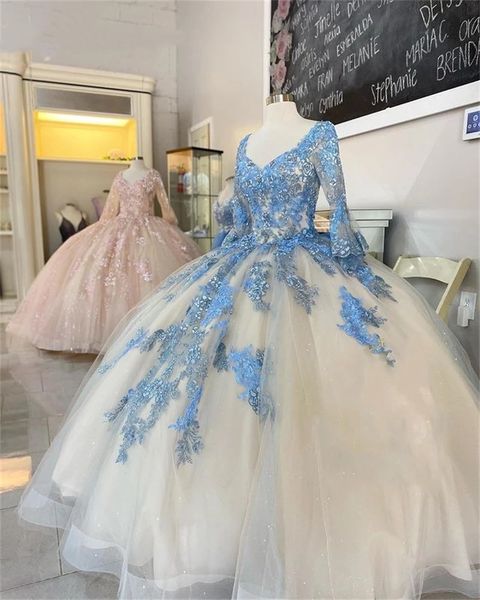 charming sweetheart ball gown princess puffy sweet 16 beaded appliques quinceanera dresses lace up back 15 year party gown, Blue;red
charming sweetheart ball gown princess puffy sweet 16 beaded appliques quinceanera dresses lace up back 15 year party gown, Blue;red