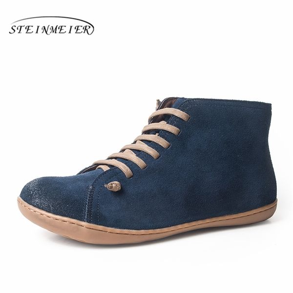 winter snow genuine leather ankle spring flat shoes woman short brown with fur for women lace up boots y200115, Black
winter snow genuine leather ankle spring flat shoes woman short brown with fur for women lace up boots y200115, Black