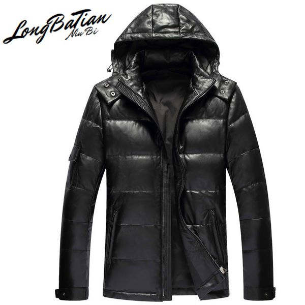 real leather 2020 hooded autumn winter sheepskin coat for men duck down jacket veste cuir homme yzx1227 kj x1025, Black
real leather 2020 hooded autumn winter sheepskin coat for men duck down jacket veste cuir homme yzx1227 kj x1025, Black