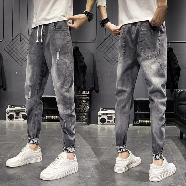 vttgz autumn winter trousers jeans jeans korean men's and trouserstrousers and ankle-tied style trendy student elastic casual slim fit, Blue
vttgz autumn winter trousers jeans jeans korean men's and trouserstrousers and ankle-tied style trendy student elastic casual slim fit, Blue