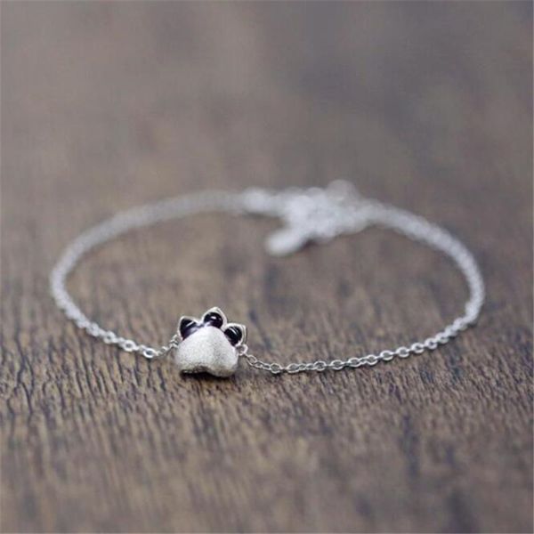 boutique elegant real 100% 925 sterling silver cat footprint bracelets &bangle for women sterling-silver-jewelry b024, Black
boutique elegant real 100% 925 sterling silver cat footprint bracelets &bangle for women sterling-silver-jewelry b024, Black