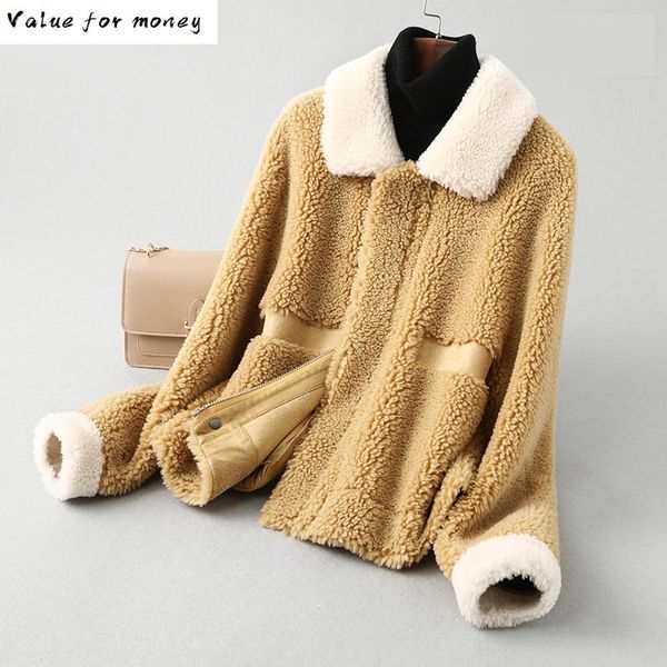 jacket wool autumn winter coat women clothes 2021 korean vintage real fur coat sheep shearling women abrigo mujer kqn59370, Black
jacket wool autumn winter coat women clothes 2021 korean vintage real fur coat sheep shearling women abrigo mujer kqn59370, Black