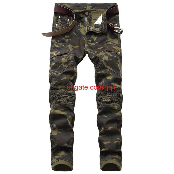 men's elastic camouflage locomotive casual pants slim multi pocket men's pants, Blue
men's elastic camouflage locomotive casual pants slim multi pocket men's pants, Blue