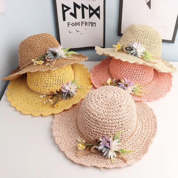 flower fashion bucket hat newborn baby girl sunscreen hairdress caps summer fisherman hats sun protection girls beach straw cap, Yellow
flower fashion bucket hat newborn baby girl sunscreen hairdress caps summer fisherman hats sun protection girls beach straw cap, Yellow