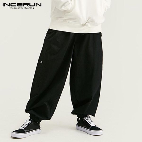 incerun fashion men pants joggers elastic waist loose solid pockets streetwear harem pants wide leg trousers men harajuku s-5xl1, Black
incerun fashion men pants joggers elastic waist loose solid pockets streetwear harem pants wide leg trousers men harajuku s-5xl1, Black