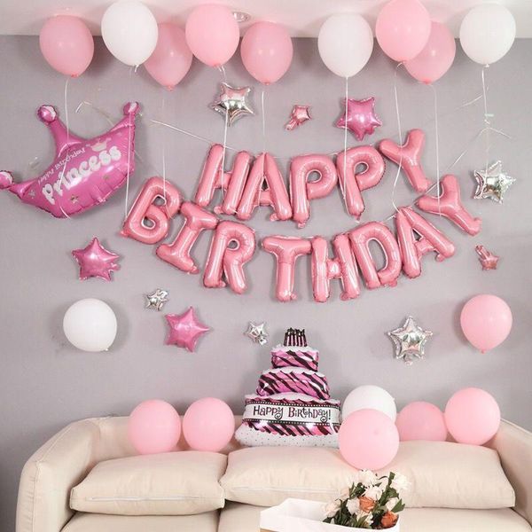13pcs Letter Happy birthday balloon Rose Gold Foil balloons Birthday Decoration Children's toys Baloons Helium globos
13pcs Letter Happy birthday balloon Rose Gold Foil balloons Birthday Decoration Children's toys Baloons Helium globos