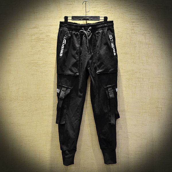 2021 new men multi-pocket elastic waist design harem street punk hip hop casual trousers joggers male dancing pant lzei, Black
2021 new men multi-pocket elastic waist design harem street punk hip hop casual trousers joggers male dancing pant lzei, Black