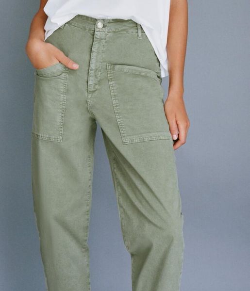 women pants 2020 summer new casual garden pants pockets ankle, Black;white
women pants 2020 summer new casual garden pants pockets ankle, Black;white