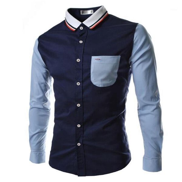 knitting patchwork fashion men shirts navy blue xxl men autumn long sleeve shirts clear out stork1, White;black
knitting patchwork fashion men shirts navy blue xxl men autumn long sleeve shirts clear out stork1, White;black