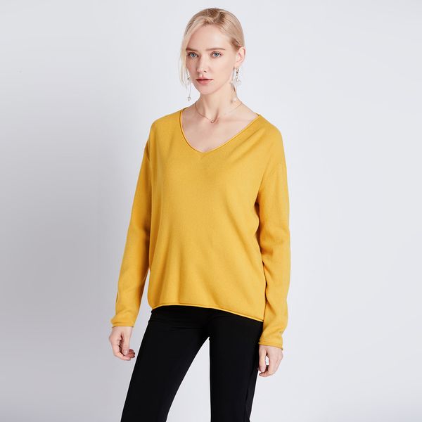 2021 new spring autumn v-neck oversize loose thin women knit casual pullovers long sleeve big size female cashmere sweater kqo6, White;black
2021 new spring autumn v-neck oversize loose thin women knit casual pullovers long sleeve big size female cashmere sweater kqo6, White;black