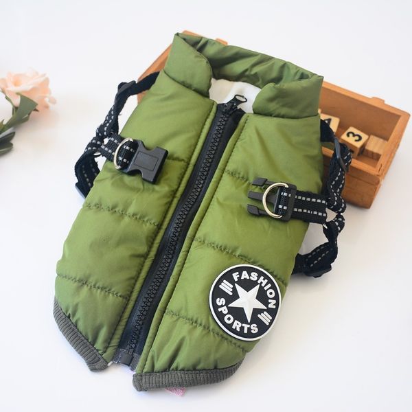 dropship winter warm dog clothes jacket with harness for small medium dogs waterproof pet coat chihuahua pug teddy outfits 2021
dropship winter warm dog clothes jacket with harness for small medium dogs waterproof pet coat chihuahua pug teddy outfits 2021