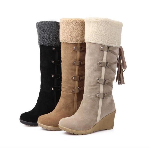 boots style european station winter plus female size 40-43 matte lace-up high slope and women snowboots botas de mujer, Black
boots style european station winter plus female size 40-43 matte lace-up high slope and women snowboots botas de mujer, Black