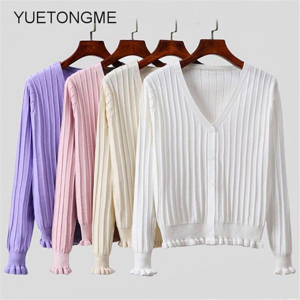 women's knits & tees spring autumn women 2021 fashion slim ladies knitted sweater long sleeve buttons sw064, White
women's knits & tees spring autumn women 2021 fashion slim ladies knitted sweater long sleeve buttons sw064, White
