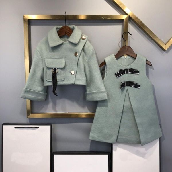 brand girls' winter woolen coat warm and vest skirt pink suit temperament girl children's fashion girl suit size 100-150 0930, White
brand girls' winter woolen coat warm and vest skirt pink suit temperament girl children's fashion girl suit size 100-150 0930, White