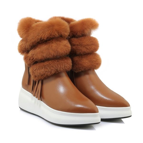 2021 mulheres couro genuno meados bezerro alta qualidade outono inverno quente neve concisa botas casuais sapatos mulher t95g, Black
2021 mulheres couro genuno meados bezerro alta qualidade outono inverno quente neve concisa botas casuais sapatos mulher t95g, Black