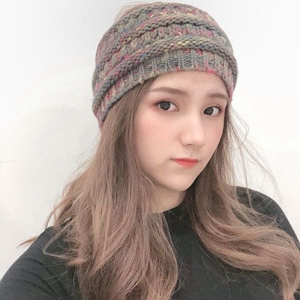 warm capless women fashion stretch knit wool crochet plus velvet hat caps urinal cap with hole warm hat winter, Blue;gray
warm capless women fashion stretch knit wool crochet plus velvet hat caps urinal cap with hole warm hat winter, Blue;gray