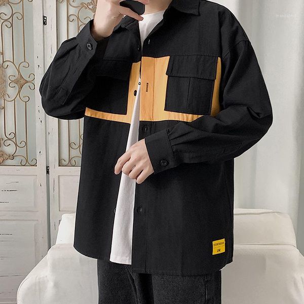 trendy shirt men retro long-sleeved shirts mens plus size fashions mens blouse black all match streetwear blouses loose clothes1, White;black
trendy shirt men retro long-sleeved shirts mens plus size fashions mens blouse black all match streetwear blouses loose clothes1, White;black