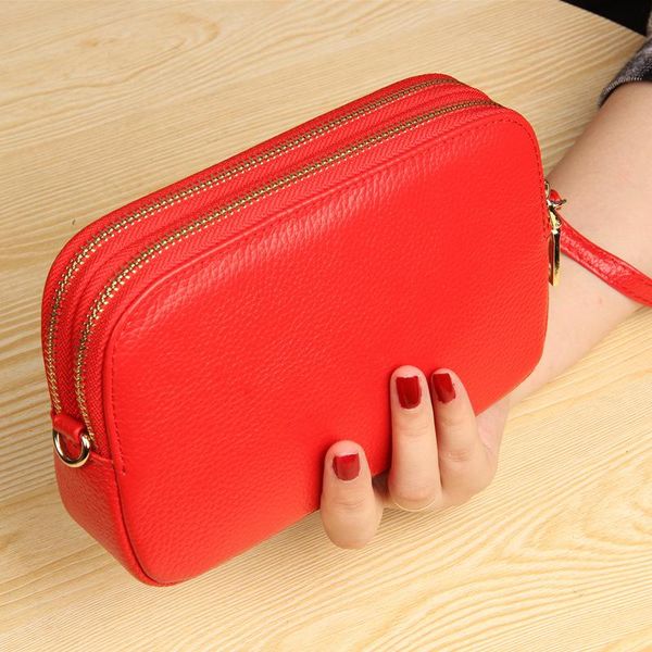 first layer cowhide 2020 new ladiesleather double-layer simple clutch bag lychee pattern shoulder messenger bag small square
first layer cowhide 2020 new ladiesleather double-layer simple clutch bag lychee pattern shoulder messenger bag small square