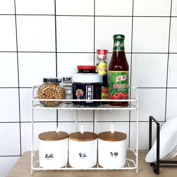 2-layer kitchen shelf floor-standing non-perforated storage storage rack double-layer seasoning rack seasoning rack
2-layer kitchen shelf floor-standing non-perforated storage storage rack double-layer seasoning rack seasoning rack