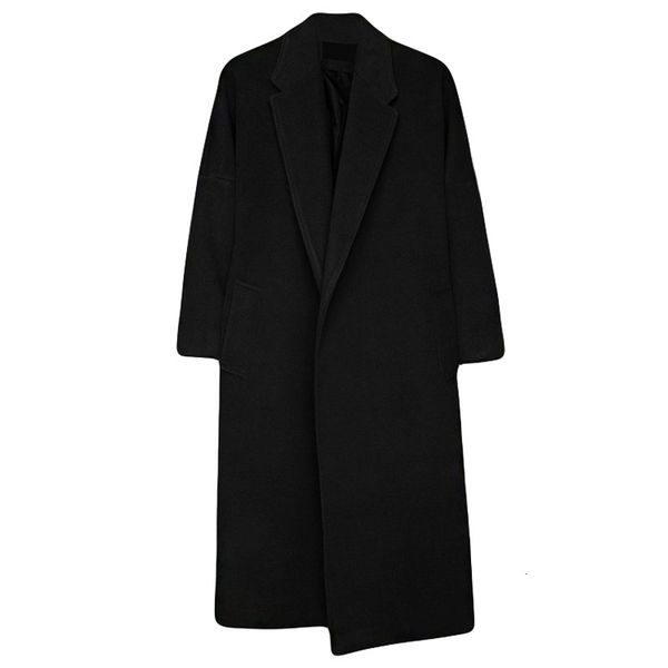 autumn and winter handsome knee length windbreaker korean loose thickened trend woolen men's coat, Tan;black
autumn and winter handsome knee length windbreaker korean loose thickened trend woolen men's coat, Tan;black