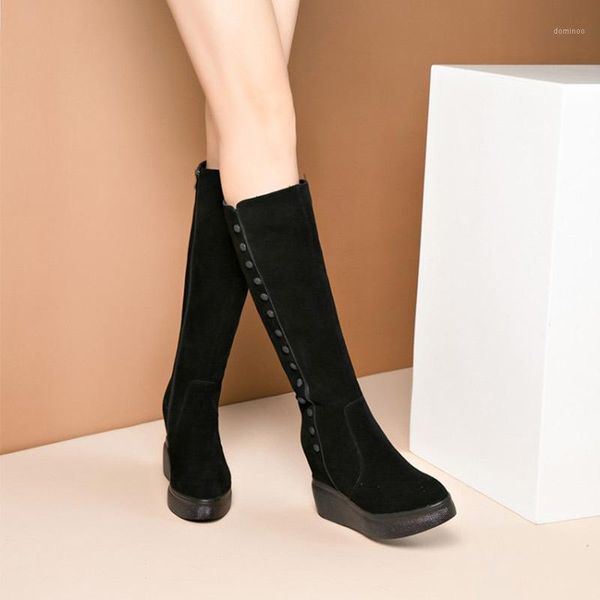 zorssar women fashion boots with cow suede women's side zipper design boots comfortable breathable height increasing jackboots1, Black
zorssar women fashion boots with cow suede women's side zipper design boots comfortable breathable height increasing jackboots1, Black
