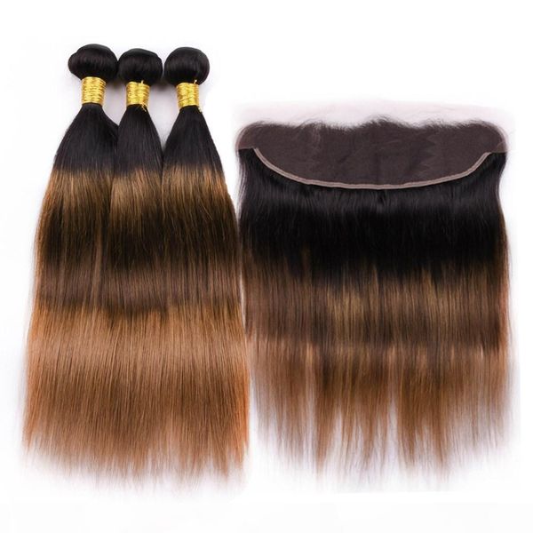 #1b 4 30 black brown to medium auburn ombre 13x4 lace frontal closure with weaves 3tone ombre indian human hair 3bundles with frontal
#1b 4 30 black brown to medium auburn ombre 13x4 lace frontal closure with weaves 3tone ombre indian human hair 3bundles with frontal