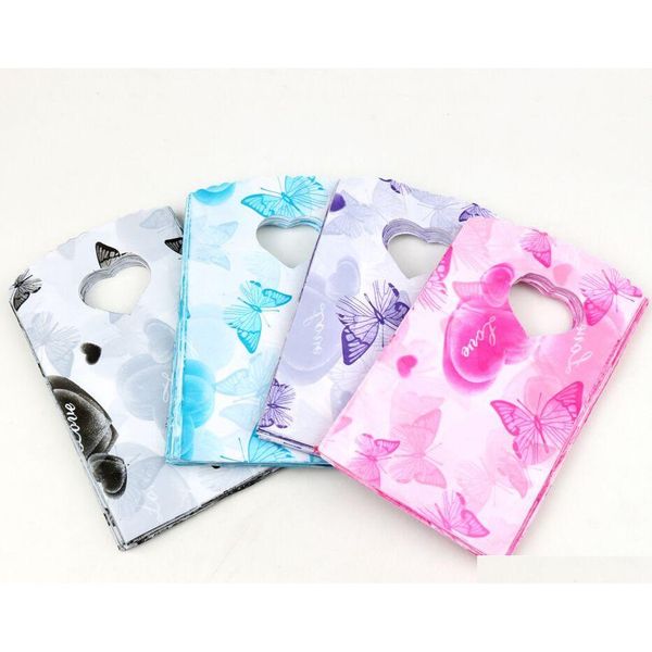 2017 new 200pcs/lot 4colors 15x9cm heart and butterfly patterns plastic jewelry gift bag jewelry pouches bags 9lszn, Pink;blue
2017 new 200pcs/lot 4colors 15x9cm heart and butterfly patterns plastic jewelry gift bag jewelry pouches bags 9lszn, Pink;blue
