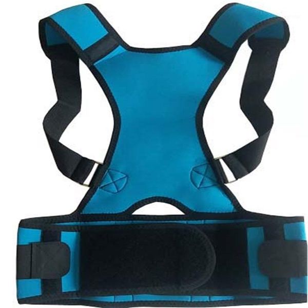back support adjustable brace posture corrector shoulder belt men women black blue size s/m/l/xl/xxl1
back support adjustable brace posture corrector shoulder belt men women black blue size s/m/l/xl/xxl1