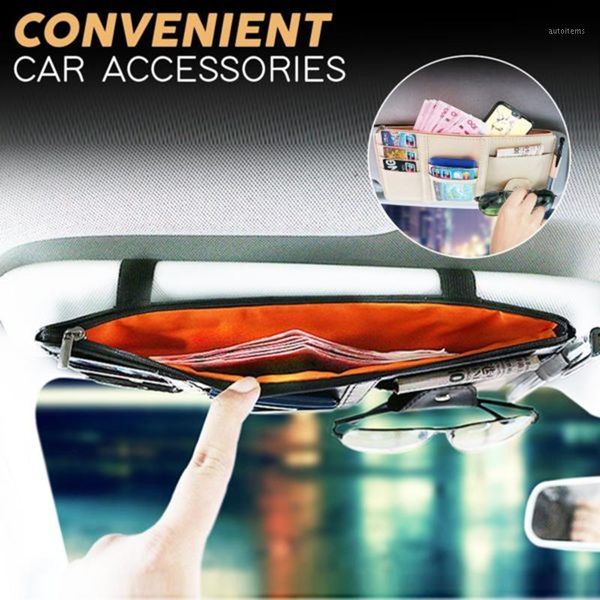 3 color car sun visor zipper storage holder pen card bill glasses storage bag durable pu leather sunglasses clip car accessories1
3 color car sun visor zipper storage holder pen card bill glasses storage bag durable pu leather sunglasses clip car accessories1
