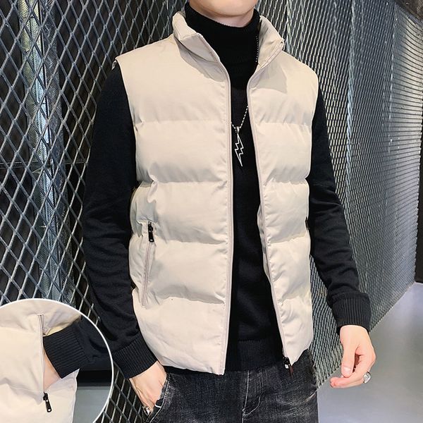 waistcoat trend versatile down cotton new vest tooling shoulder warm jacket men's autumn and winter, Black;white
waistcoat trend versatile down cotton new vest tooling shoulder warm jacket men's autumn and winter, Black;white