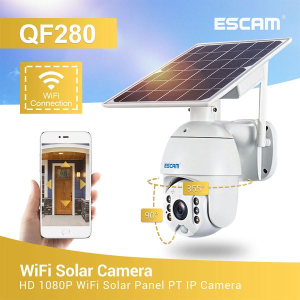 280 1080p Wifi Version Shell Solar Security Camera Outdoor Surveillance Waterproof CCTV Camera Smart Home Two-way Voice
280 1080p Wifi Version Shell Solar Security Camera Outdoor Surveillance Waterproof CCTV Camera Smart Home Two-way Voice