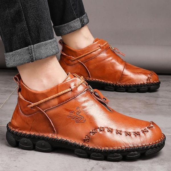 2020 new men's leather high short boots men's youth trend martin boots breathable shoes comfortable casual leather shoes, Black
2020 new men's leather high short boots men's youth trend martin boots breathable shoes comfortable casual leather shoes, Black