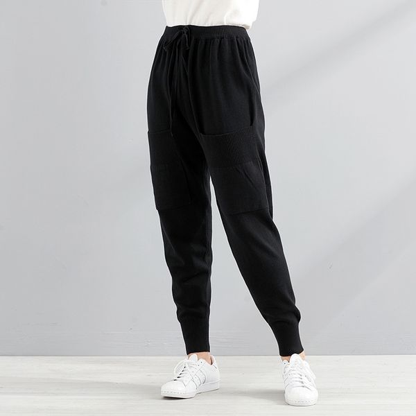new women casual harajuku spring autumn big size long trousers solid elastic waist cotton linen pants ankle length pants 823 201031, Black;white
new women casual harajuku spring autumn big size long trousers solid elastic waist cotton linen pants ankle length pants 823 201031, Black;white