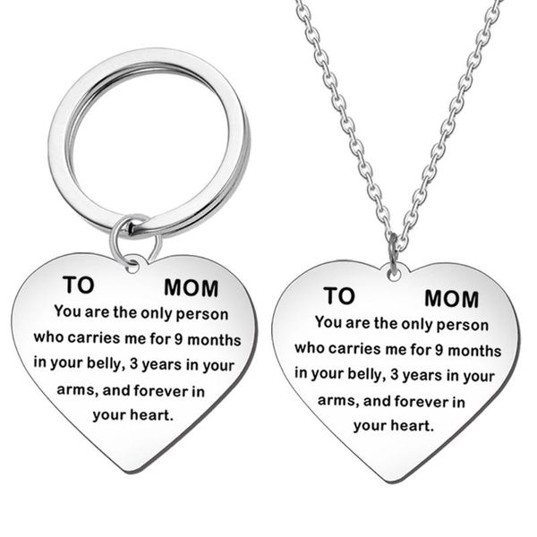 fashion white stainless necklace lettering to mom heart tag necklace for women, Silver
fashion white stainless necklace lettering to mom heart tag necklace for women, Silver