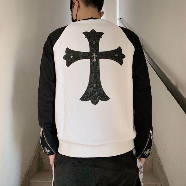 fashion brand ch crosin plush casual sweater men's and women's new autumn and winter cross cotton coat, Black
fashion brand ch crosin plush casual sweater men's and women's new autumn and winter cross cotton coat, Black