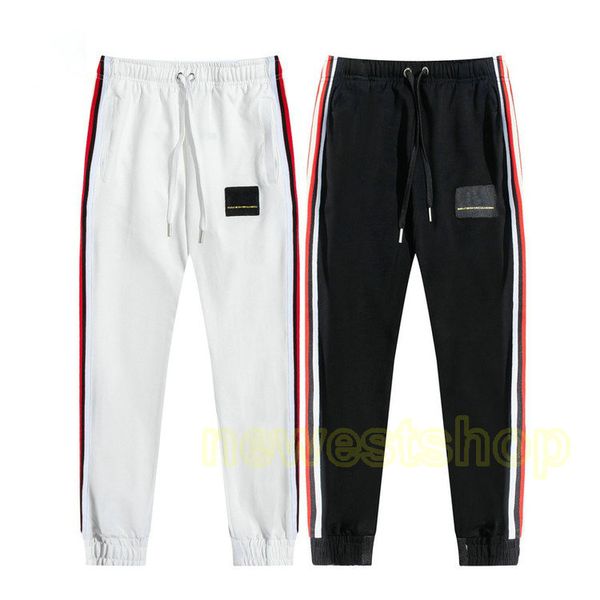 2021 designer sweatpants mens flat embroidery badge letters striped patchwork cargo pants famous casual cotton joggers zipper trousers, Black
2021 designer sweatpants mens flat embroidery badge letters striped patchwork cargo pants famous casual cotton joggers zipper trousers, Black