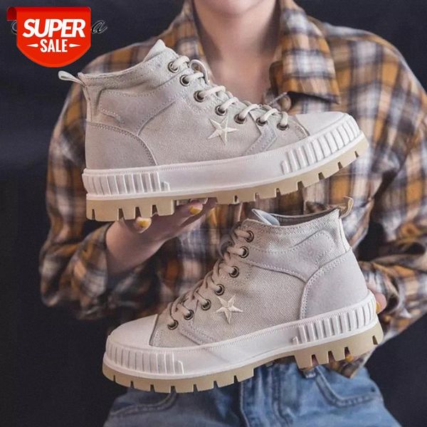 2020 autumn lace-up platform women's vulcanized shoes round head square heel breathable casual high-shoes zapatos de mujer #pm5u
2020 autumn lace-up platform women's vulcanized shoes round head square heel breathable casual high-shoes zapatos de mujer #pm5u