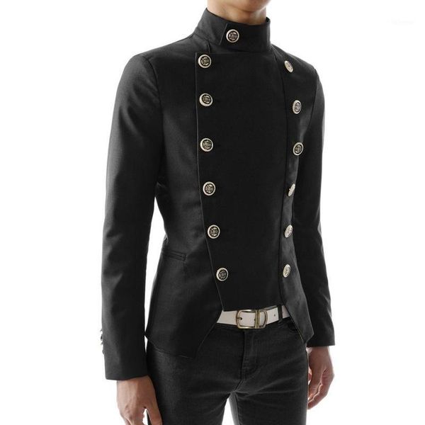 men double breasted casual blazer black white red slim fit suit jacket nightclub dj singer punk stage costume wedding blazer1, White;black
men double breasted casual blazer black white red slim fit suit jacket nightclub dj singer punk stage costume wedding blazer1, White;black