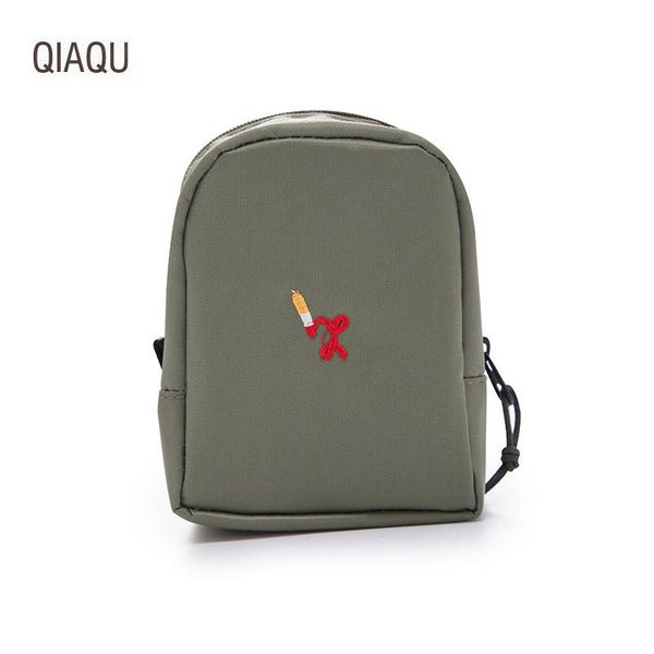 qiaqu fashion portable small cosmetic bag womentravel lipstick toiletry three-dimensional storage bag cosmetic cases