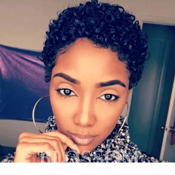 short brazilian virgin human hair lace front wig 130% density glueless afro curly natural color part natural hair line with baby hair, Black;brown
short brazilian virgin human hair lace front wig 130% density glueless afro curly natural color part natural hair line with baby hair, Black;brown