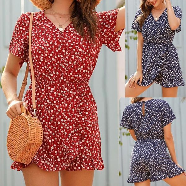 40# women rompers v-neck bohemian jumpsuit women pants short sleeve jumpsuit printing bodysuit rompers womens1, Black;white
40# women rompers v-neck bohemian jumpsuit women pants short sleeve jumpsuit printing bodysuit rompers womens1, Black;white