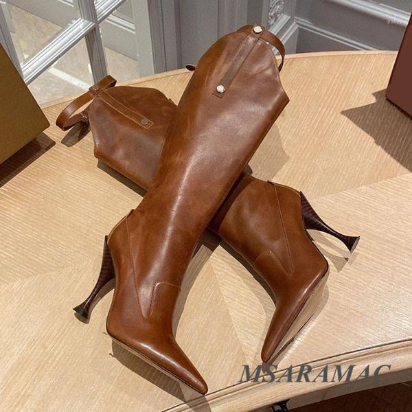 boots fashion brown belt buckle high heel long leather pointed toe ankle street ladies all-match party shoes1, Black
boots fashion brown belt buckle high heel long leather pointed toe ankle street ladies all-match party shoes1, Black
